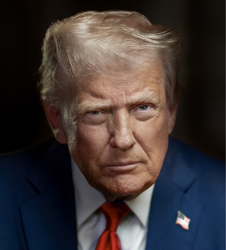Official portrait of Donald Trump